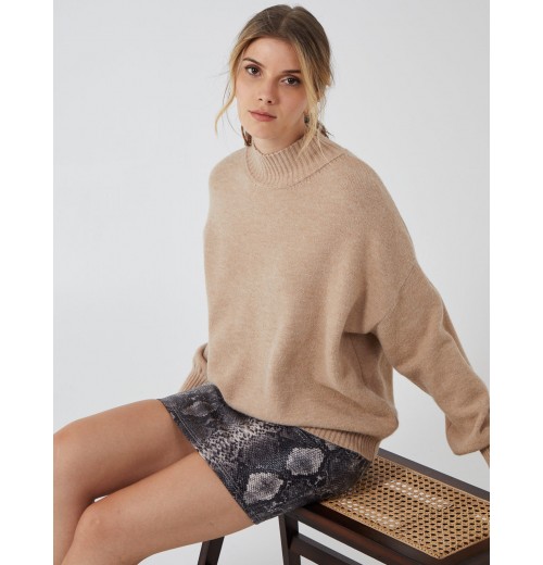 Snake Skin Faux Leather Skirt Snake Skin Faux Leather Skirt