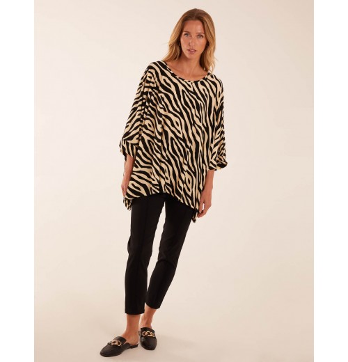 Zebra Print Oversize Top Zebra Print Oversize Top