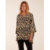 Zebra Print Oversize Top Zebra Print Oversize Top