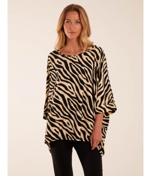 Zebra Print Oversize Top Zebra Print Oversize Top