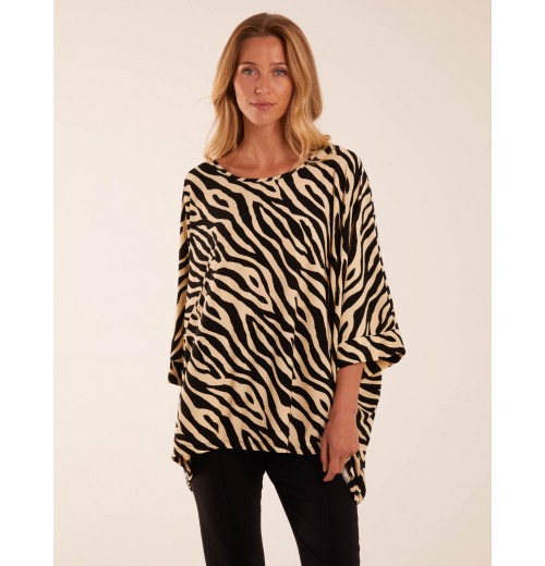 Zebra Print Oversize Top Zebra Print Oversize Top