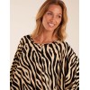 Zebra Print Oversize Top Zebra Print Oversize Top