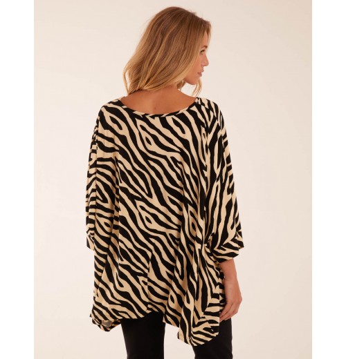 Zebra Print Oversize Top Zebra Print Oversize Top